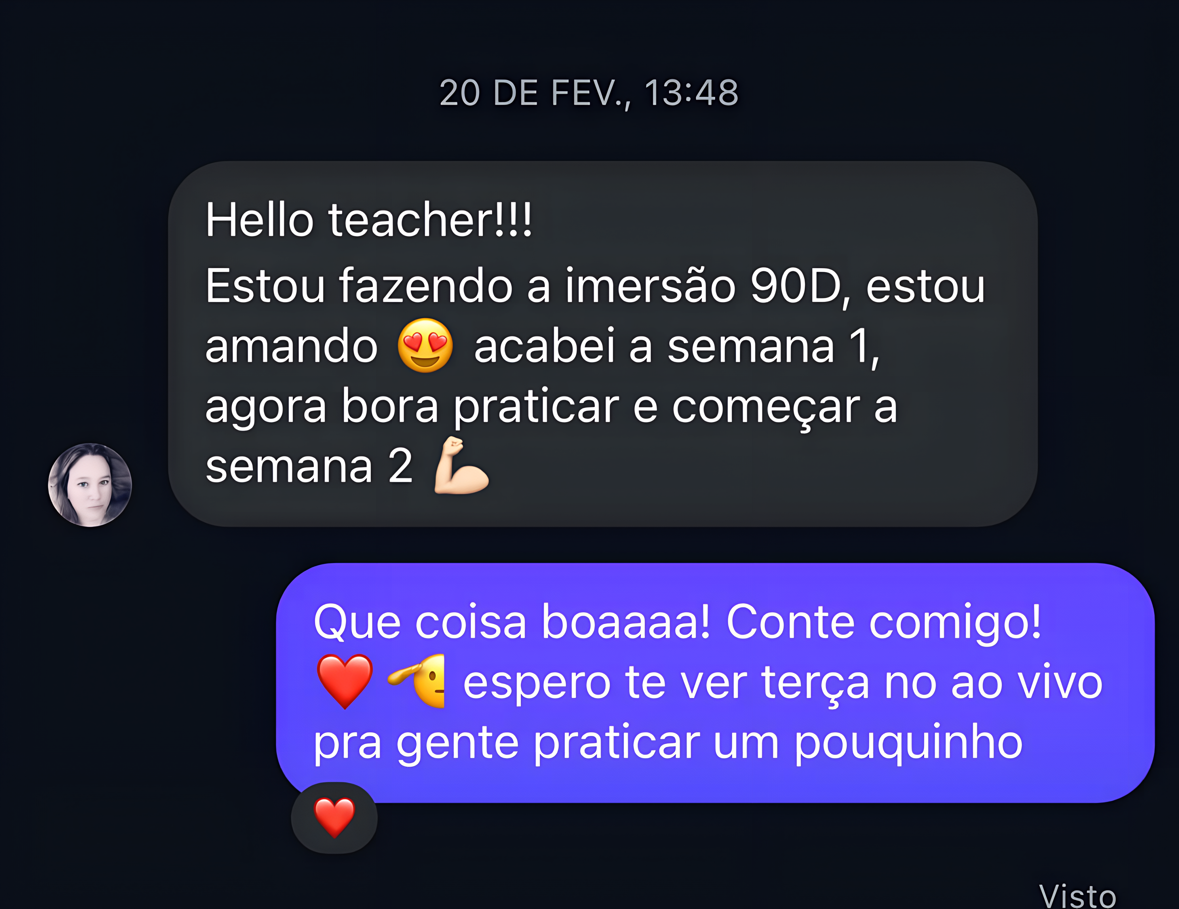Feedback aluno 1